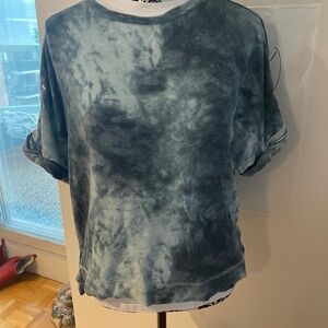 Women's tie-dye mid-weight super soft tie dye shirt SZ XS Rachel Zoe